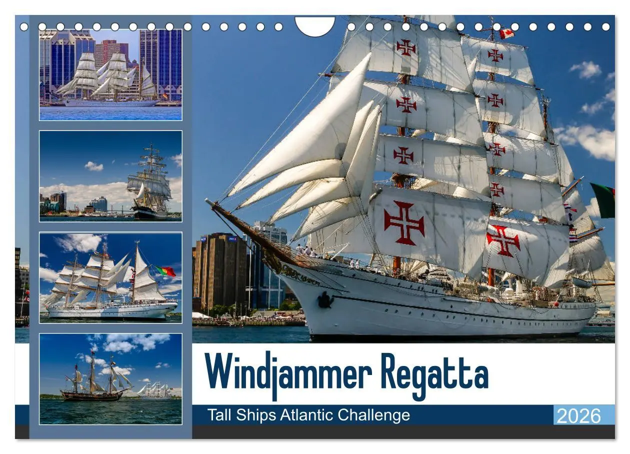 Cover: 9783457902851 | Windjammer-Regatta - Tall Ships Atlantic Challenge (Wandkalender...