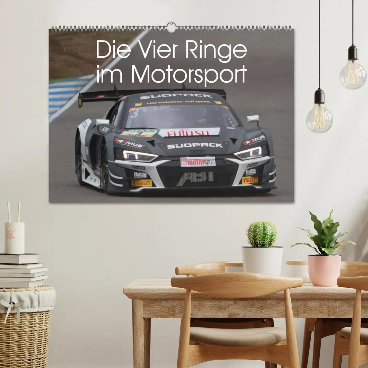 Bild: 9783516232851 | Die Vier Ringe im Motorsport (Wandkalender 2026 DIN A2 quer),...