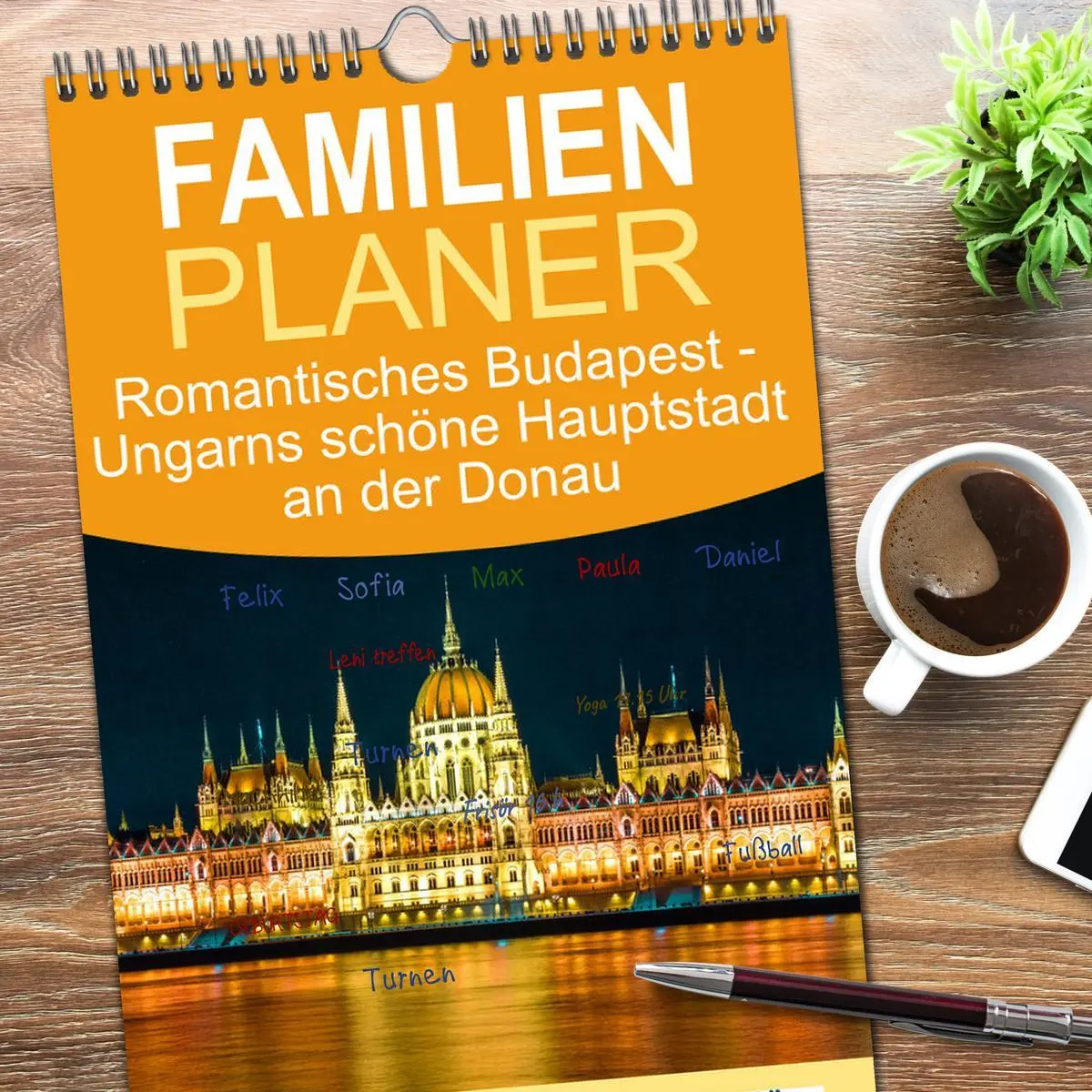 Bild: 9783516612851 | Familienplaner 2026 - Romantisches Budapest - Ungarns schöne...
