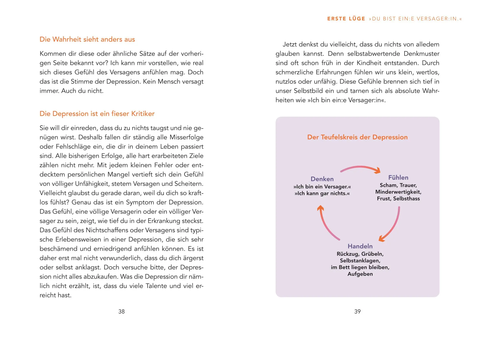 Bild: 9783833892851 | 7 Lügen, die dir eine Depression erzählt | Dinah-Kristin Berger | Buch