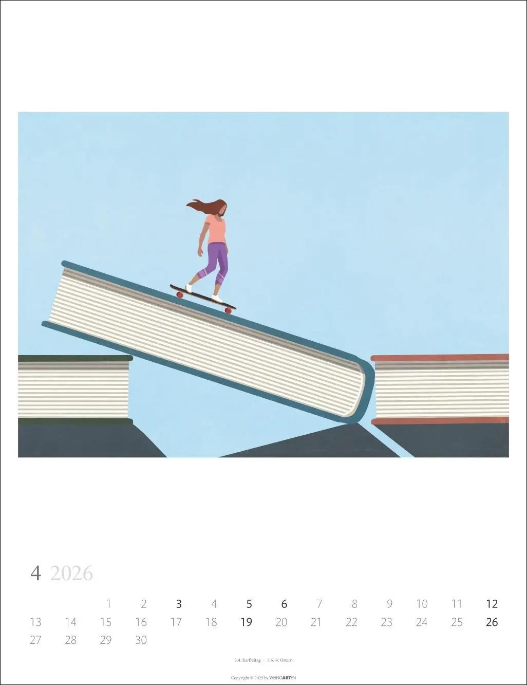 Bild: 9783839902851 | Book Love Kalender 2026 | Kalender | Spiralbindung | 14 S. | Deutsch