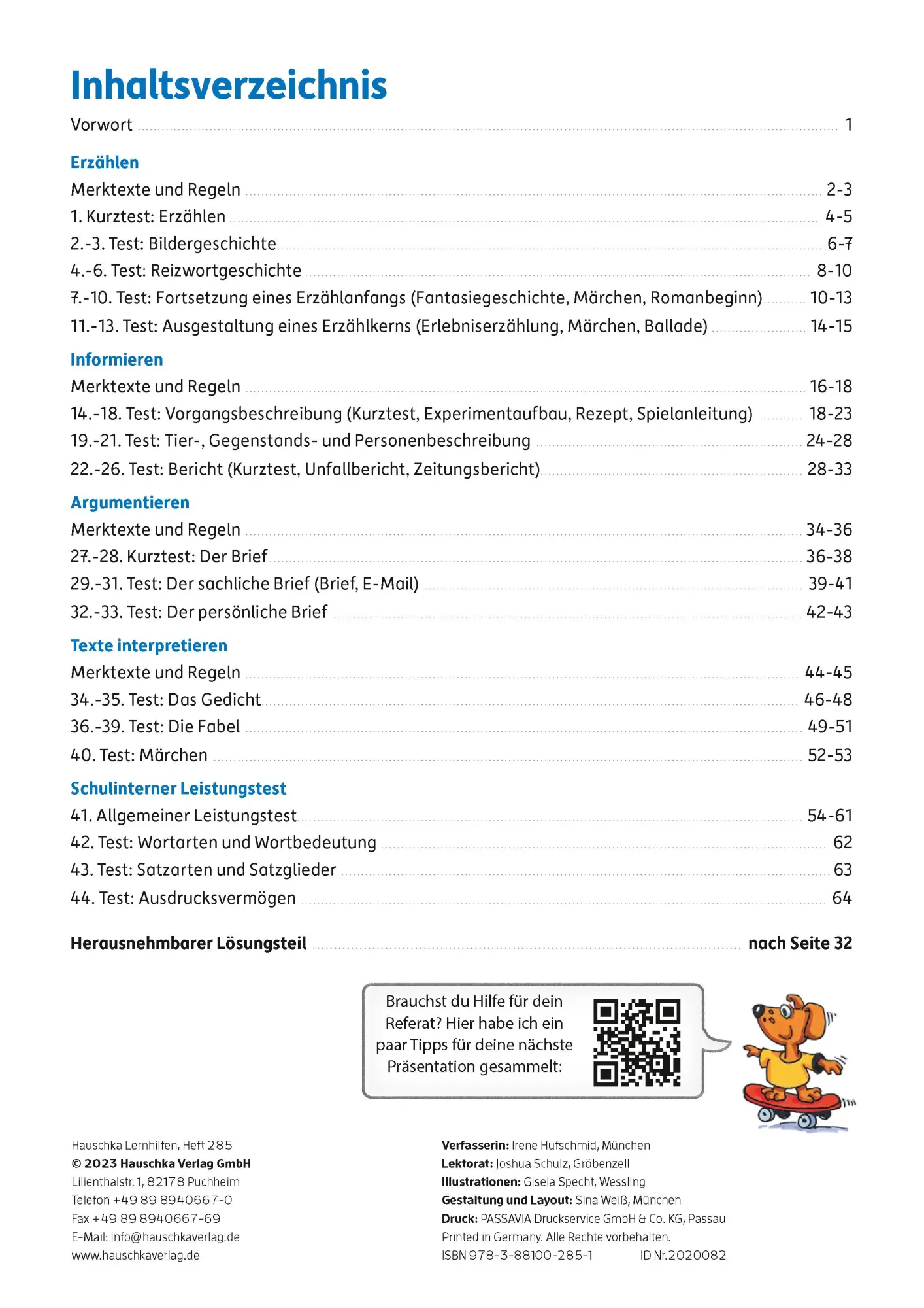 Bild: 9783881002851 | Übungsheft mit Tests in Deutsch - Aufsatz Gymnasium 5. Klasse | 96 S.