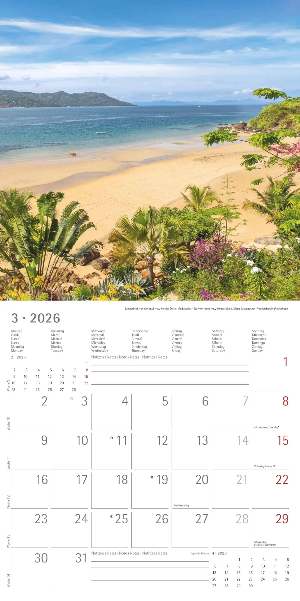 Bild: 4069095002951 | Alpha Edition - Am Meer 2026 Broschürenkalender, 30x30cm,...
