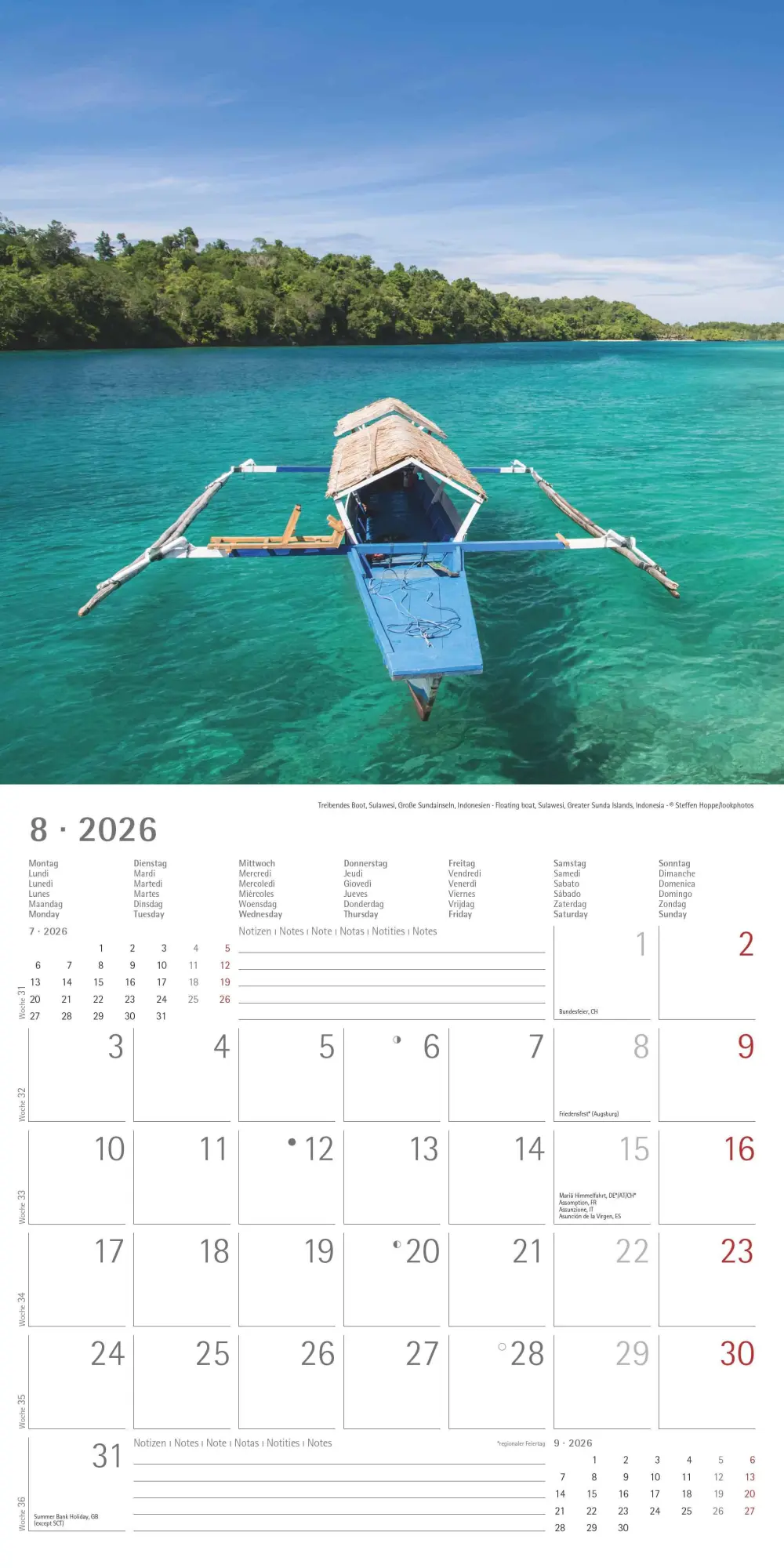 Bild: 4069095002951 | Alpha Edition - Am Meer 2026 Broschürenkalender, 30x30cm,...