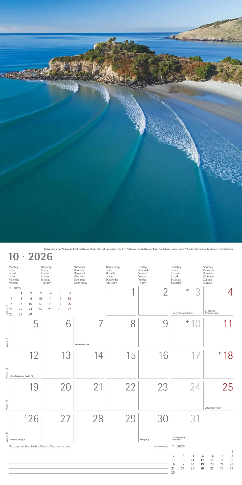 Bild: 4069095002951 | Alpha Edition - Am Meer 2026 Broschürenkalender, 30x30cm,...