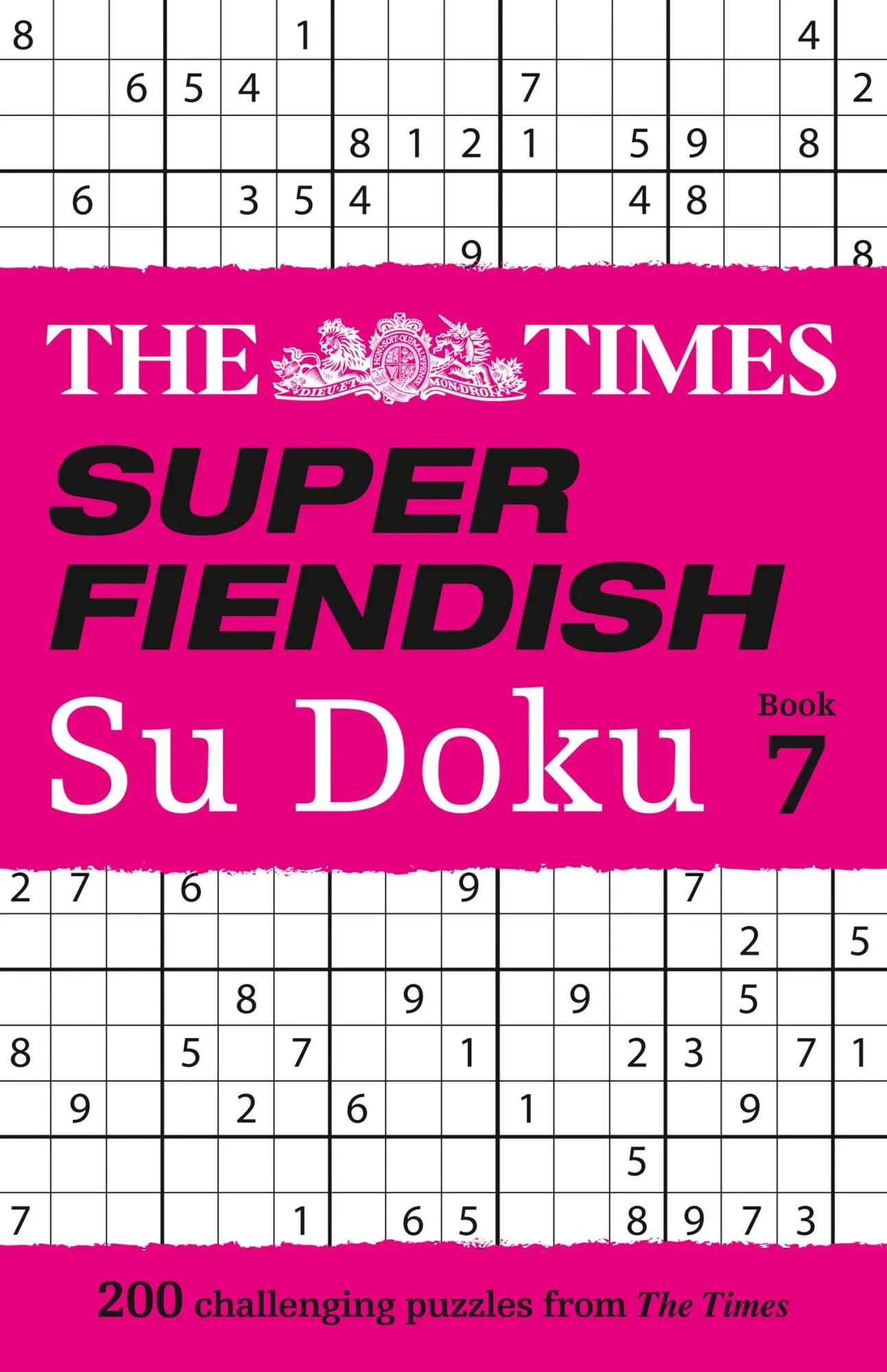 Cover: 9780008342951 | The Times Super Fiendish Su Doku Book 7 | 200 Challenging Puzzles