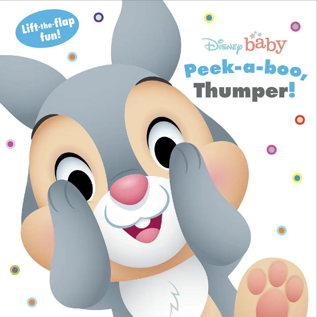 Cover: 9781368092951 | Disney Baby: Peek a Boo, Thumper! | Lift-The-Flap Fun! | Disney Books