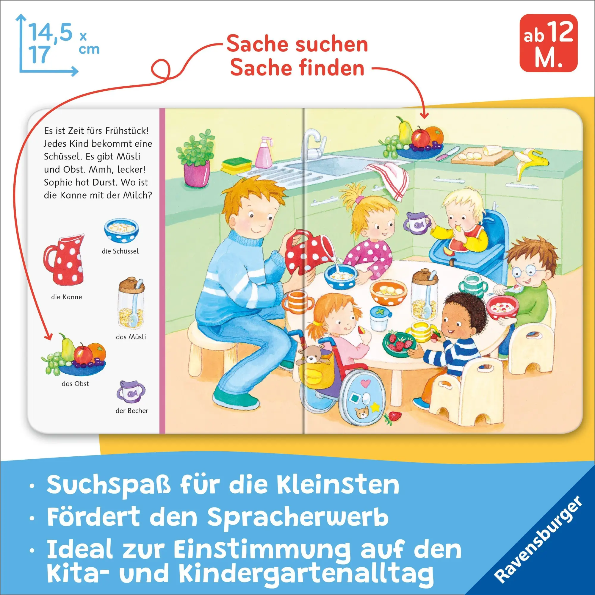 Bild: 9783473422951 | Mein erstes Sachen suchen: Kindergarten | Sandra Grimm | Buch | 16 S.