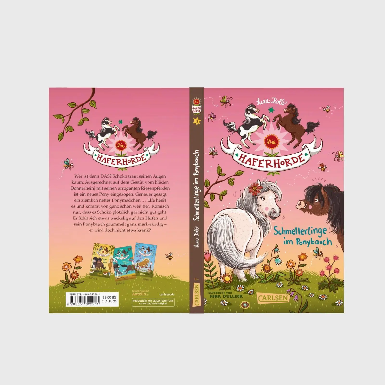 Bild: 9783551322951 | Die Haferhorde 4: Schmetterlinge im Ponybauch | Suza Kolb | Buch