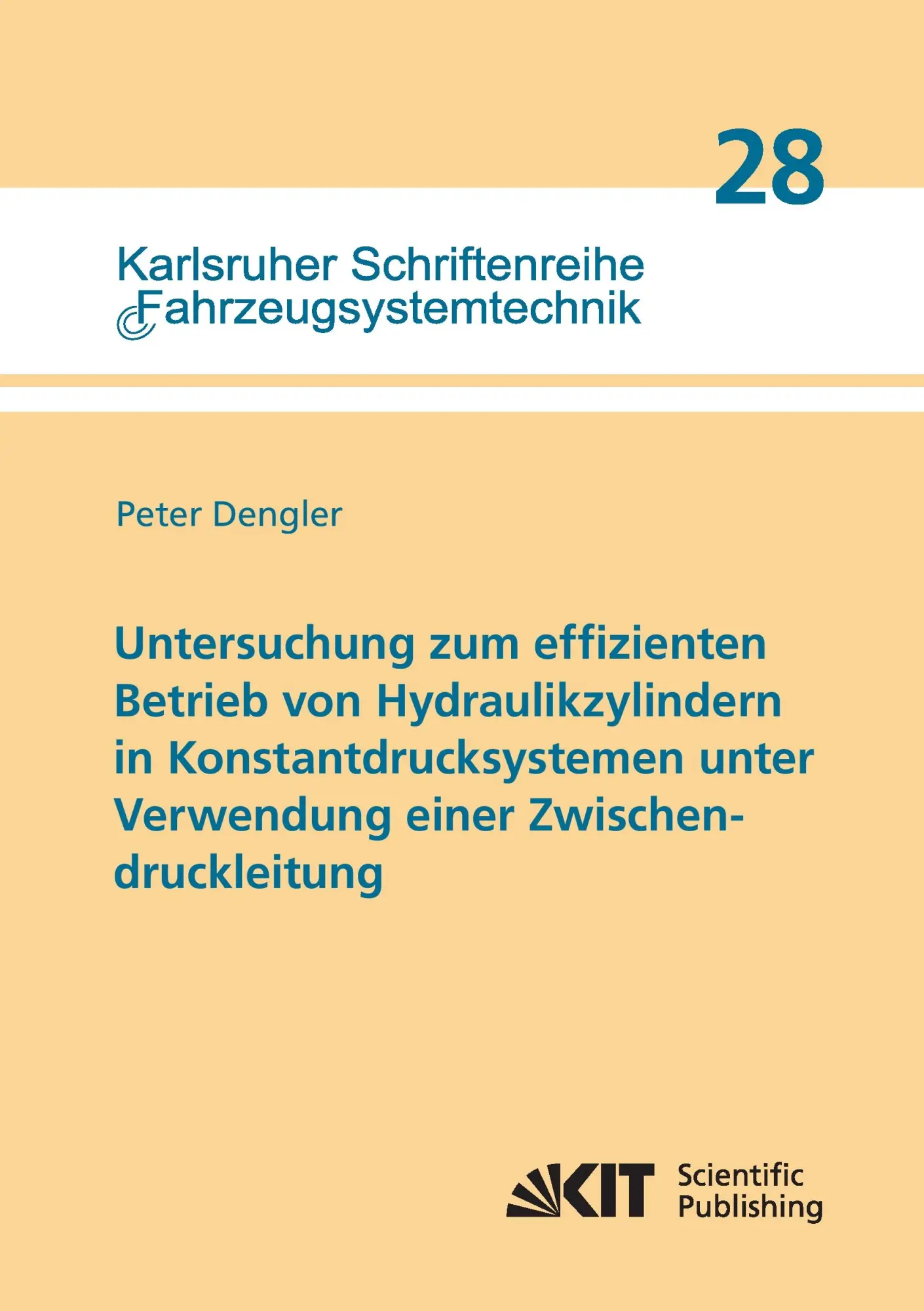 Cover: 9783731502951 | Untersuchung zum effizienten Betrieb von Hydraulikzylindern in...