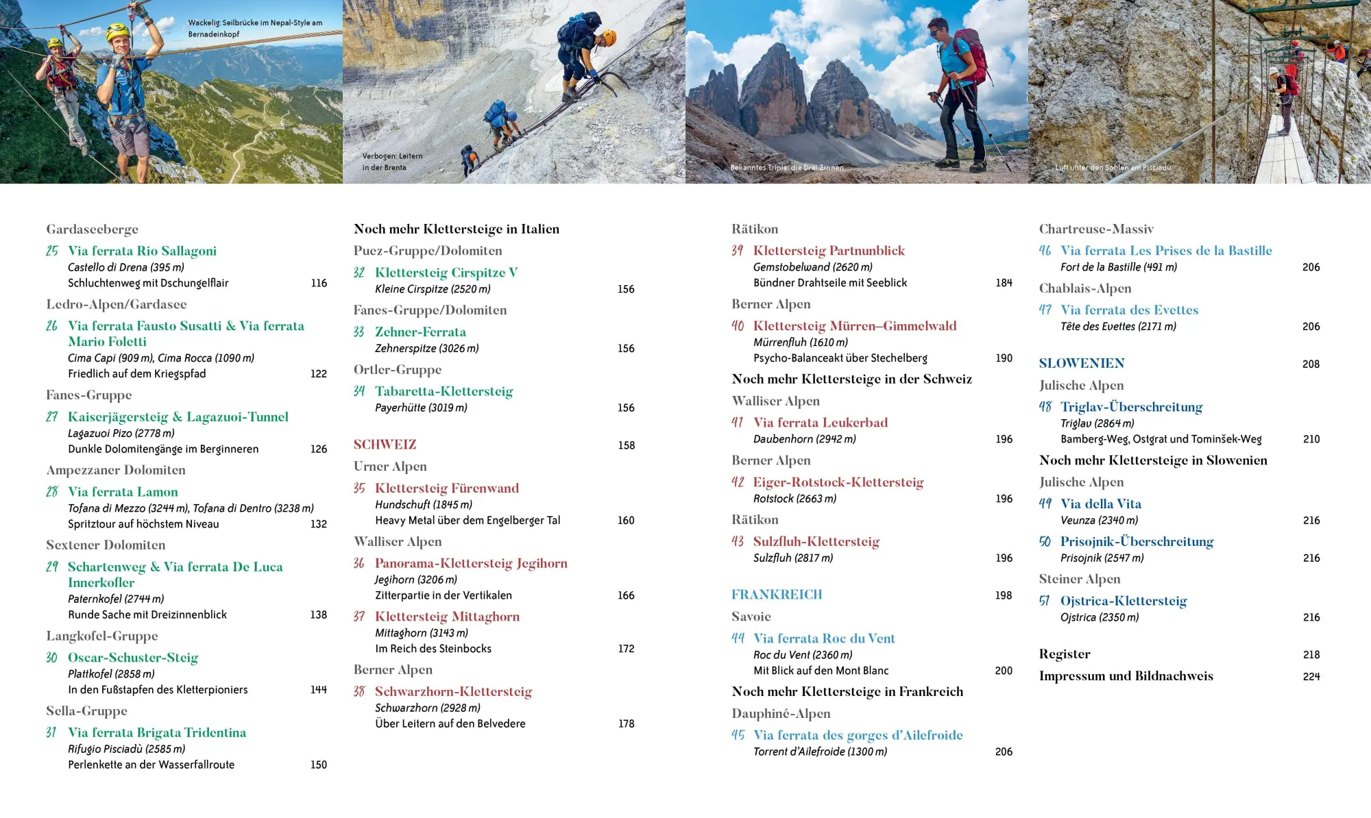 Bild: 9783734332951 | Die ultimativen Klettersteige in den Alpen | 51 legendäre Routen