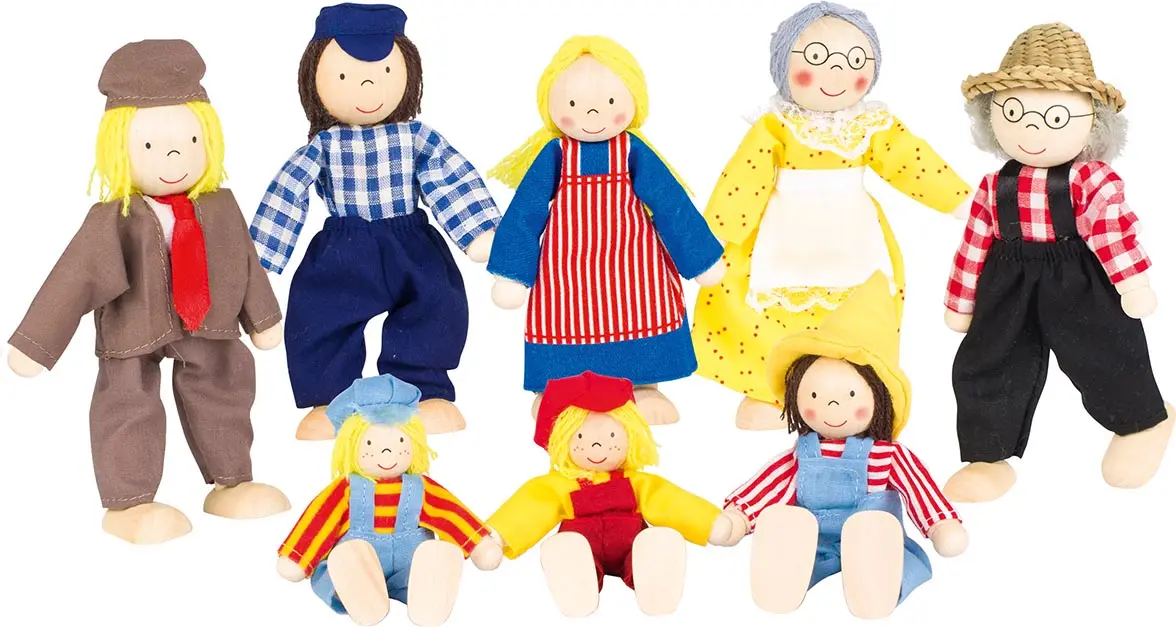 Cover: 4013594293051 | Goki SO305 - Biegepuppen Bauernfamilie II | Biegepuppe | SO305/16