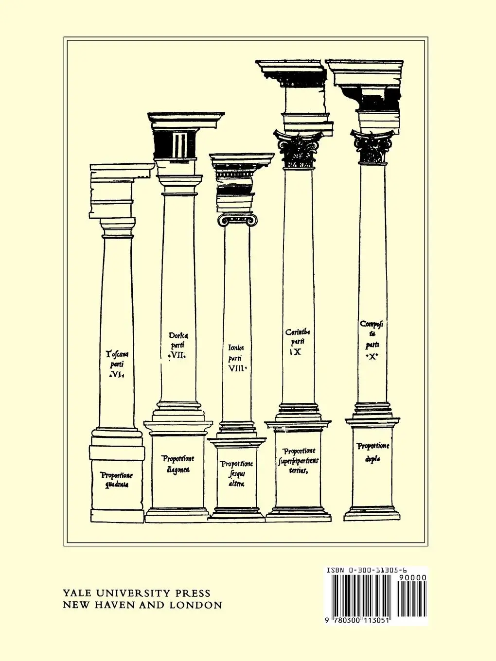 Rückseite: 9780300113051 | Sebastiano Serlio on Architecture, Volume One, Books I-V of 'Tutte...