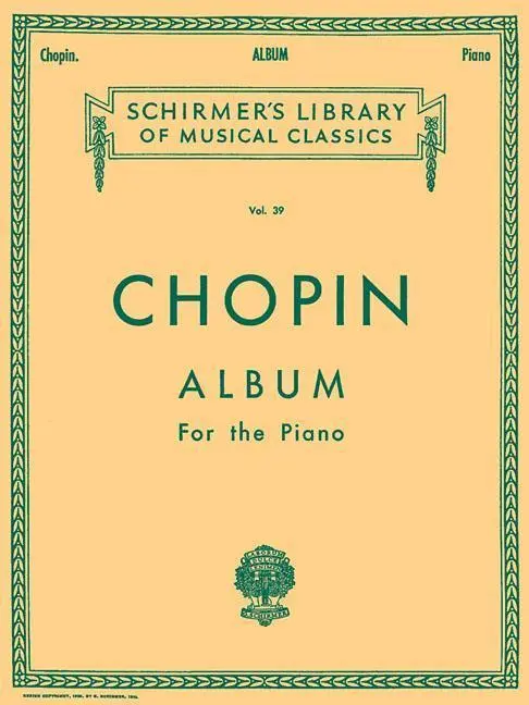 Cover: 9780793553051 | Album: Schirmer Library of Classics Volume 39 Piano Solo | Joseffy