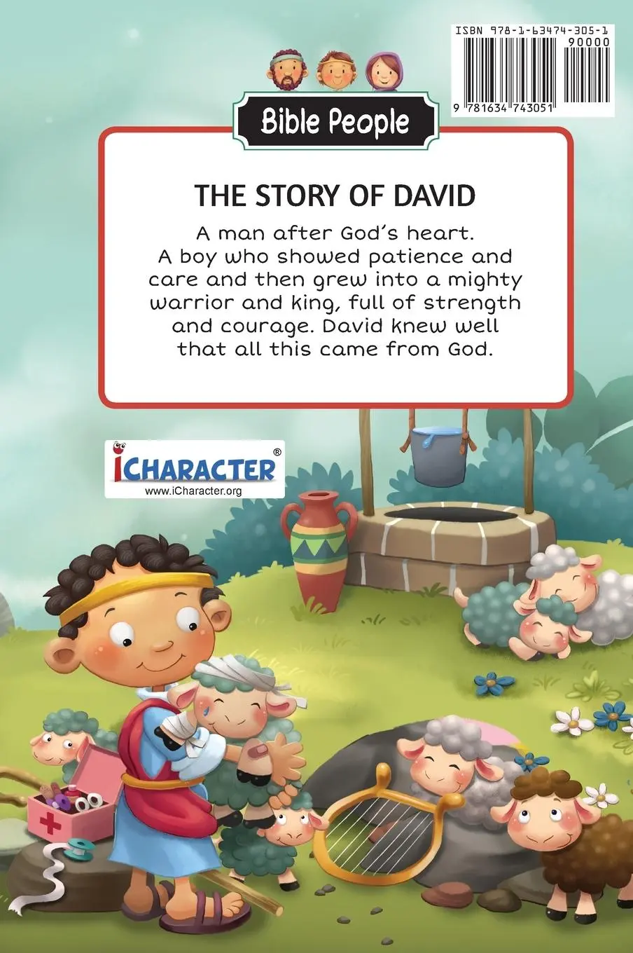 Rückseite: 9781634743051 | David - Bible People | The story of David | Agnes De Bezenac (u. a.)