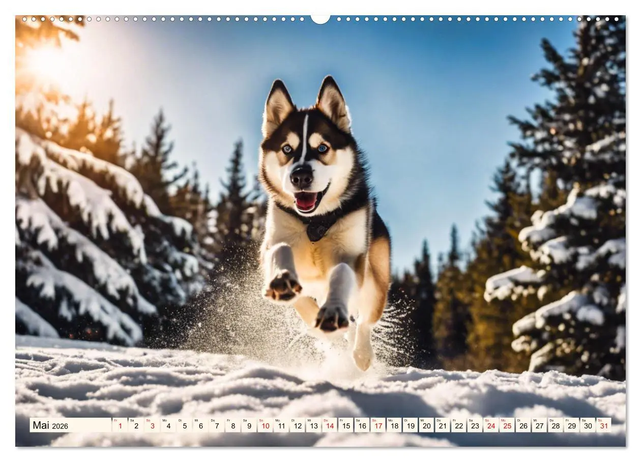Bild: 9783457403051 | Siberian Huskies - die Extremsportler (hochwertiger Premium...