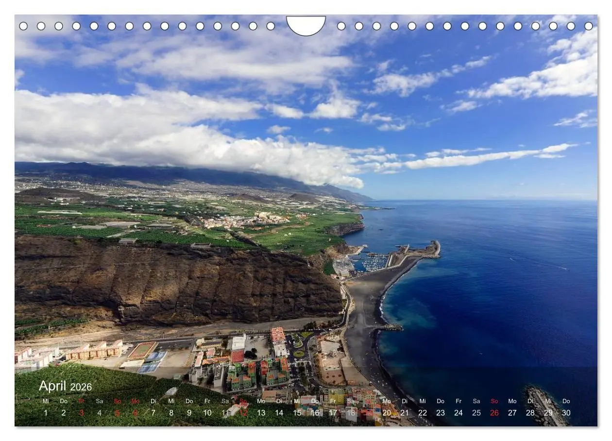 Bild: 9783516113051 | La Palma (Wandkalender 2026 DIN A4 quer), CALVENDO Monatskalender