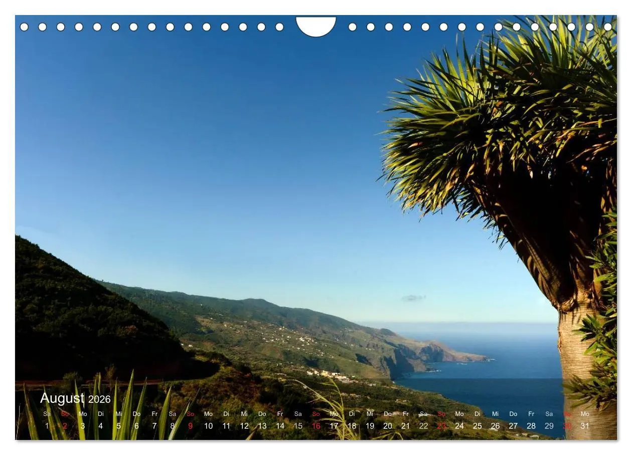Bild: 9783516113051 | La Palma (Wandkalender 2026 DIN A4 quer), CALVENDO Monatskalender