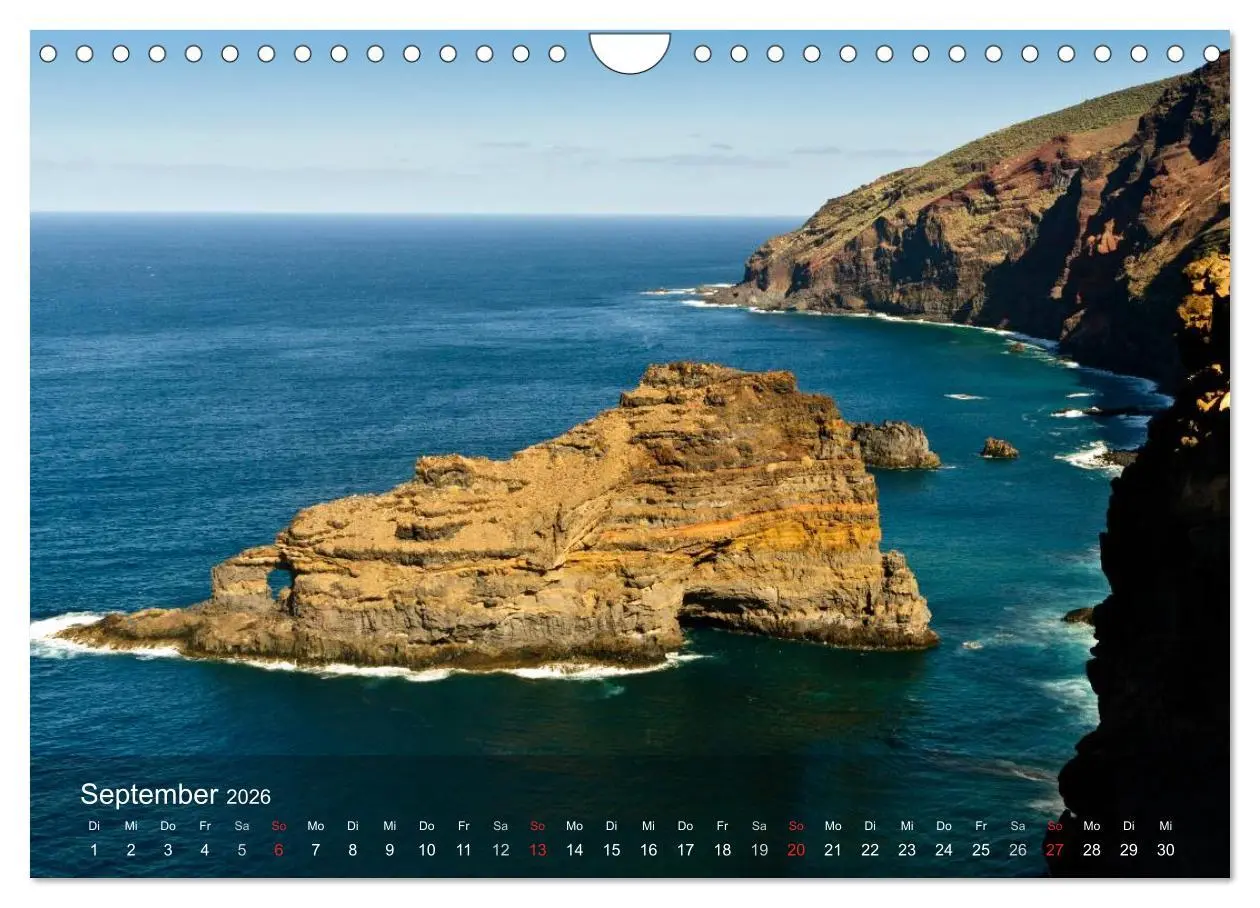 Bild: 9783516113051 | La Palma (Wandkalender 2026 DIN A4 quer), CALVENDO Monatskalender