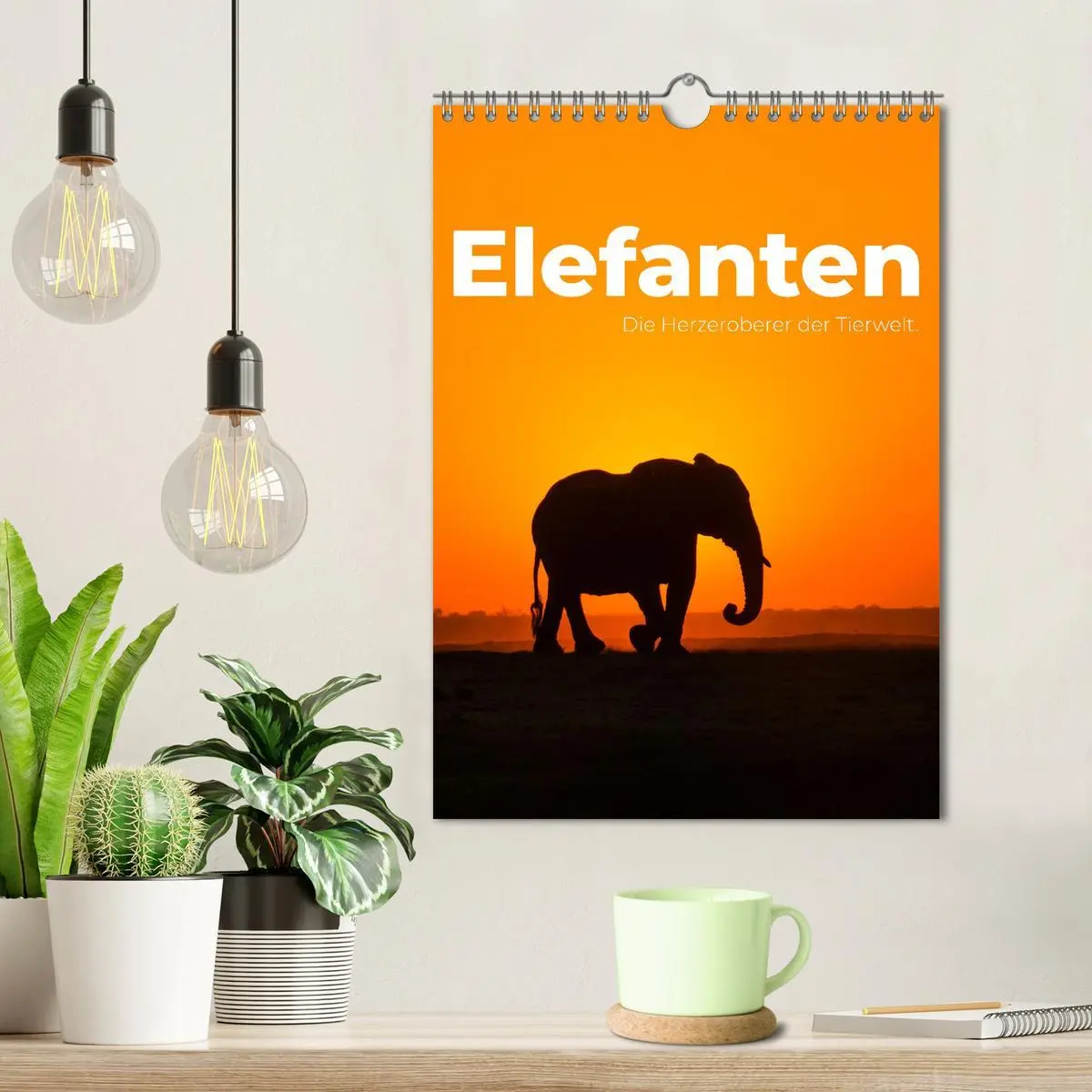 Bild: 9783516353051 | Elefanten - Die Herzeroberer der Tierwelt. (Wandkalender 2026 DIN...