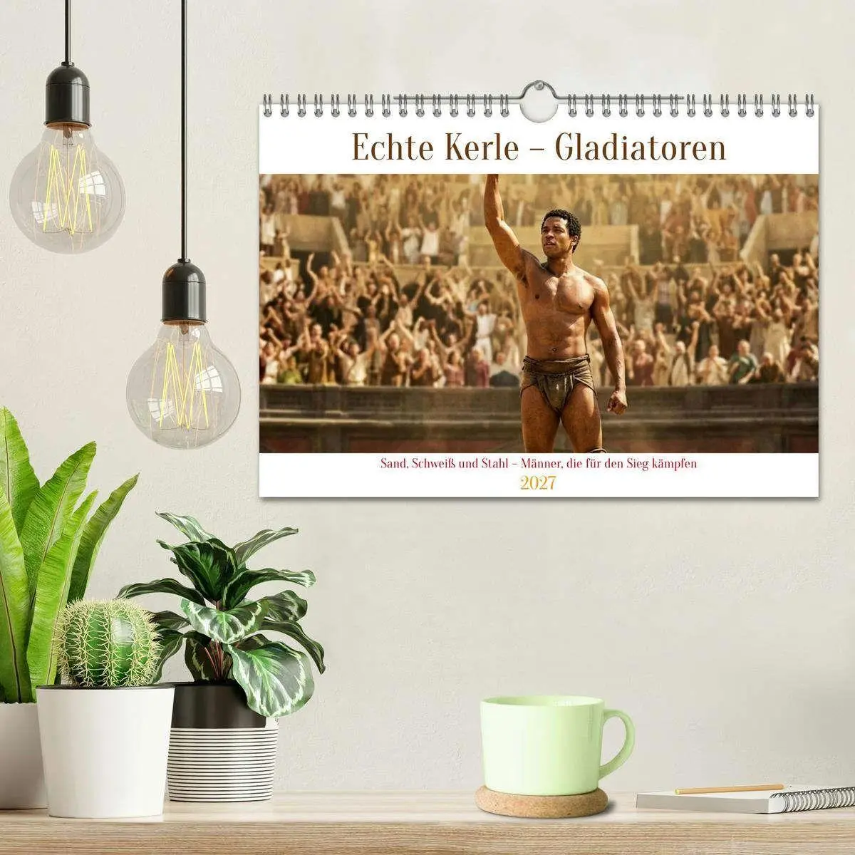 Bild: 9783516803051 | Echte Kerle - Gladiatoren (Wandkalender 2027 DIN A4 quer), CALVENDO...