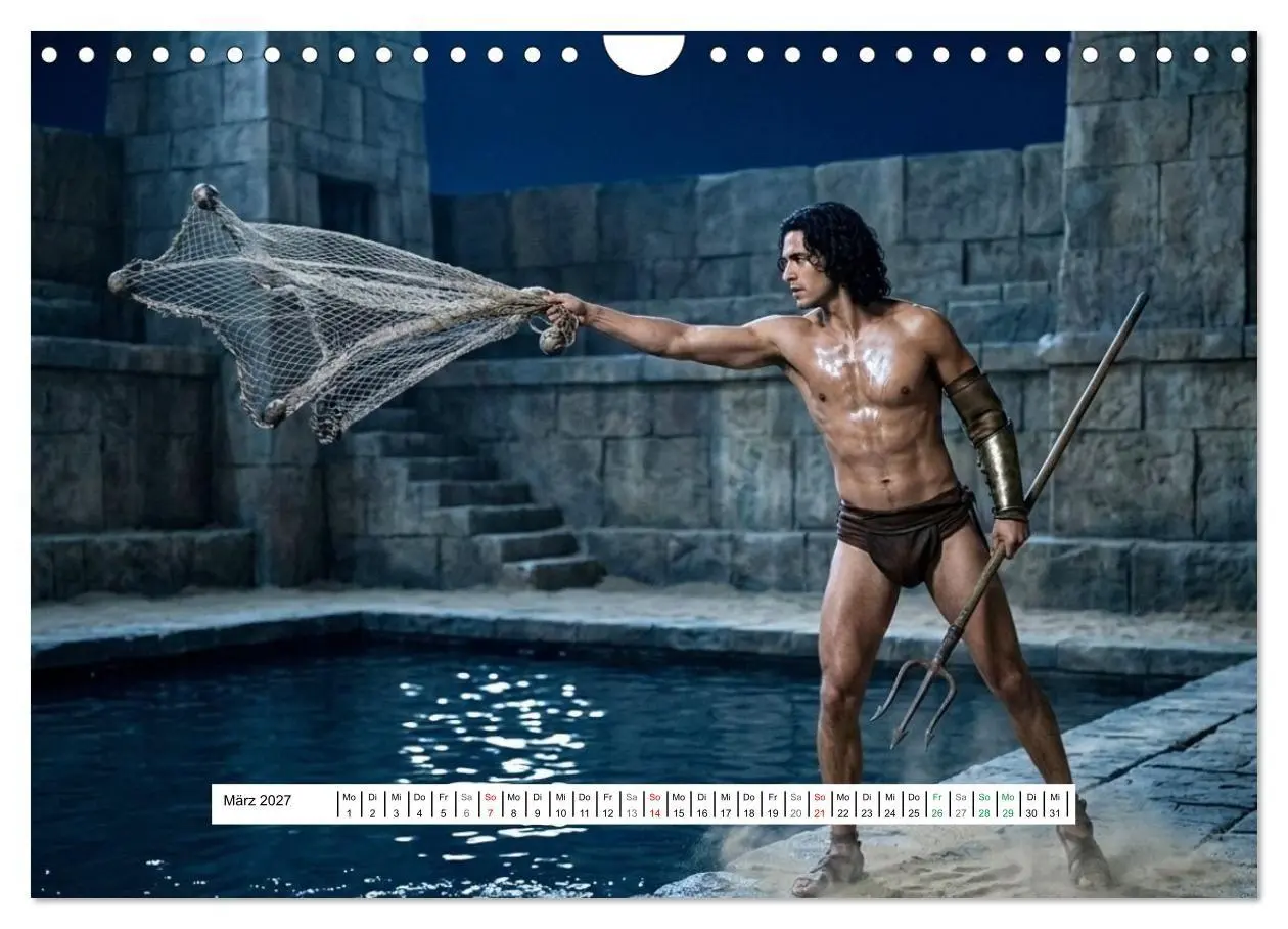 Bild: 9783516803051 | Echte Kerle - Gladiatoren (Wandkalender 2027 DIN A4 quer), CALVENDO...