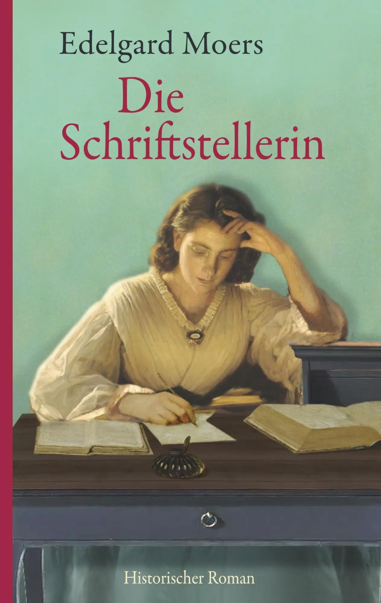 Cover: 9783750443051 | Die Schriftstellerin | Historischer Roman | Edelgard Moers | Buch