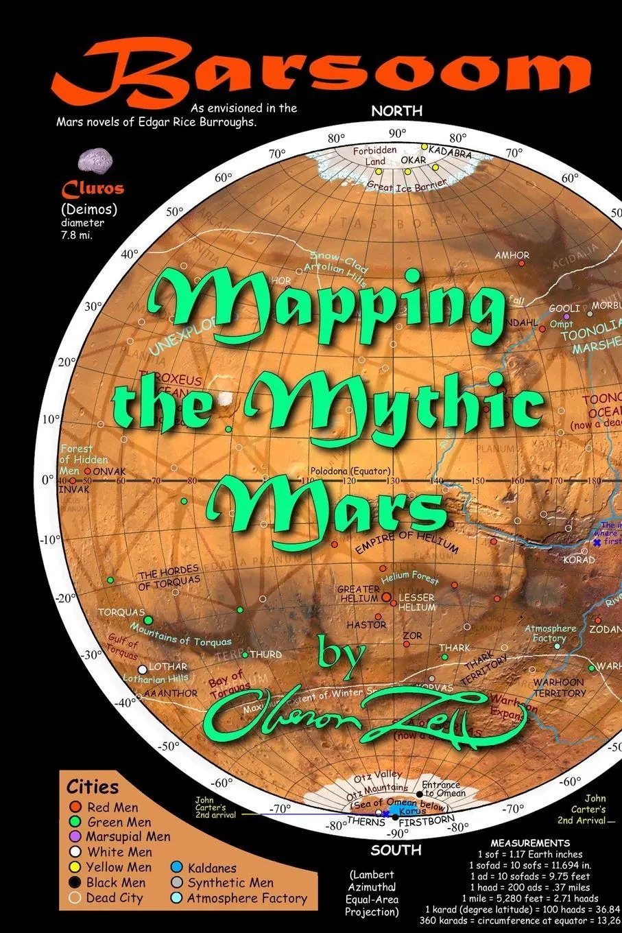 Cover: 9781087953151 | Barsoom | Mapping the Mythic Mars | Oberon Zell (u. a.) | Taschenbuch