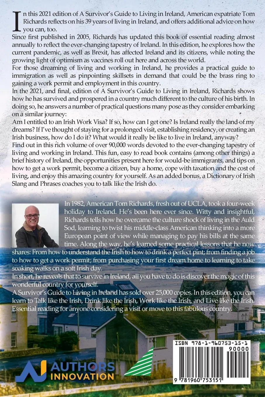 Rückseite: 9781960753151 | A Survivor's Guide to Living in Ireland 2021 | Tom Richards | Buch