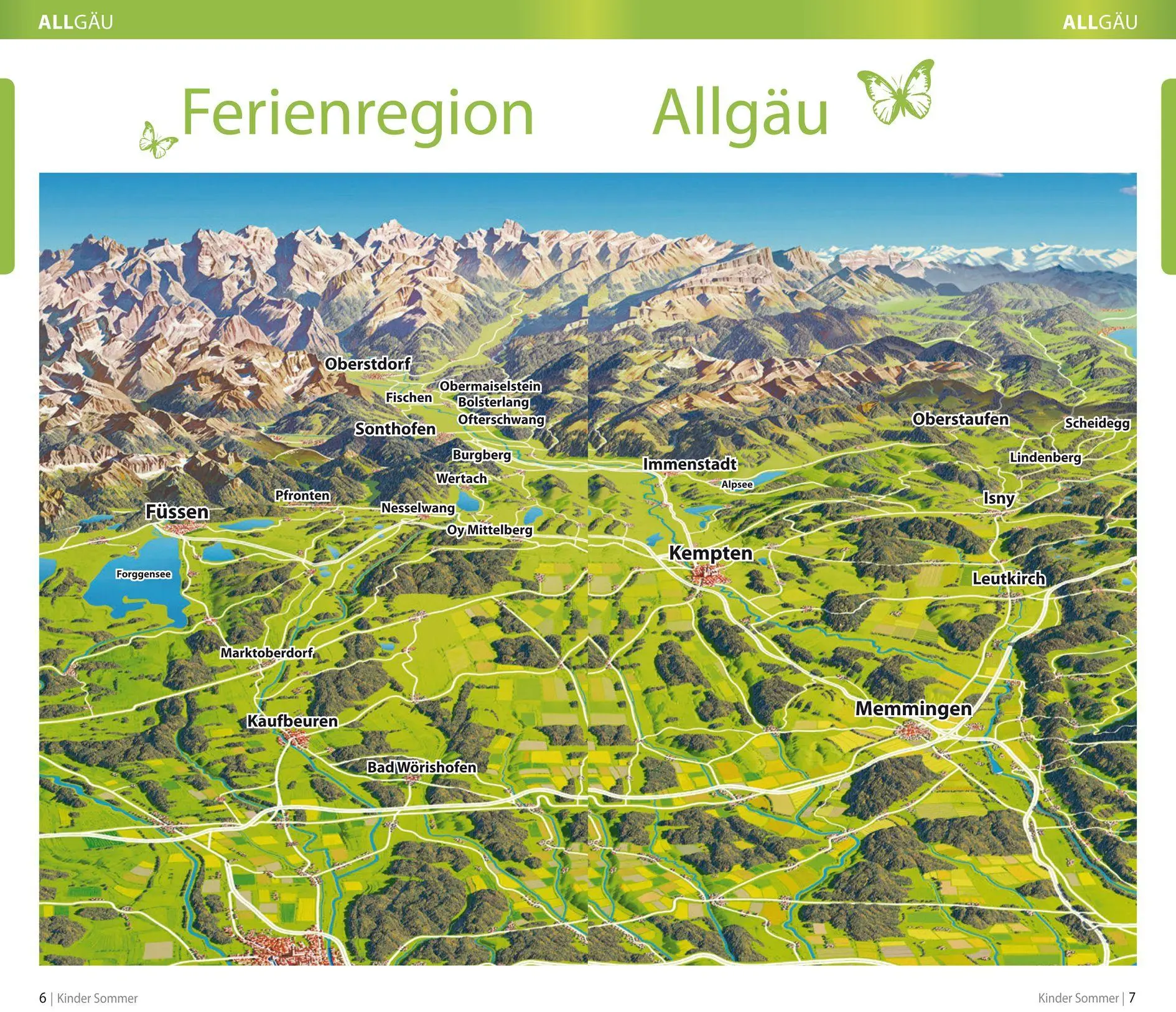 Bild: 9783000833151 | Kindersommer Reiseführer für Allgäu Bodensee Oberschwaben | Buch