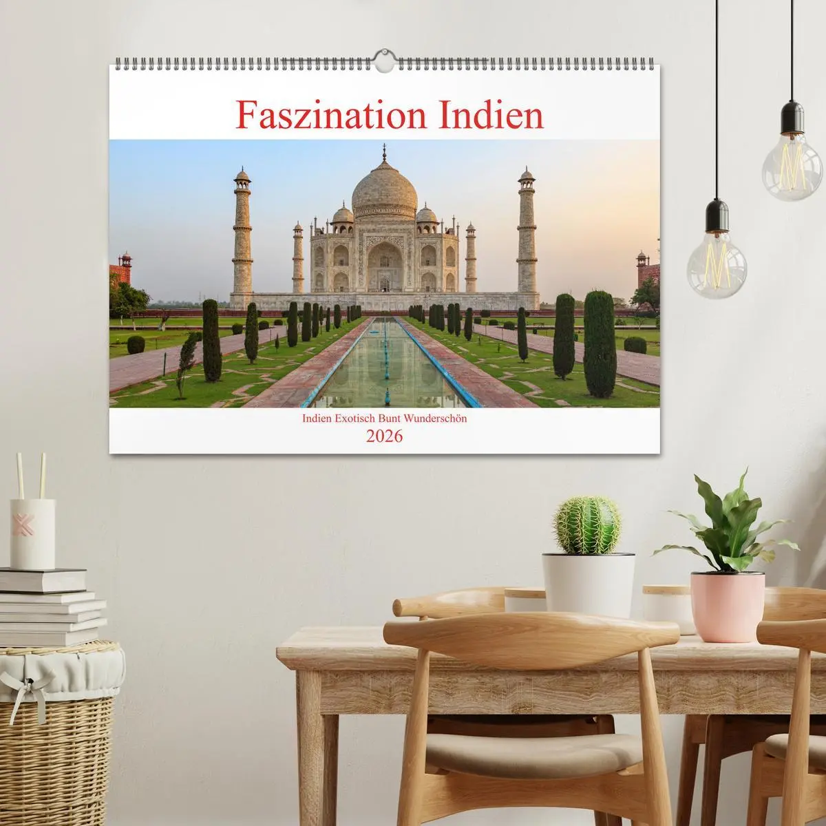 Bild: 9783457633151 | Faszination Indien (Wandkalender 2026 DIN A2 quer), CALVENDO...