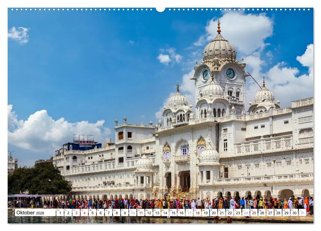 Bild: 9783457633151 | Faszination Indien (Wandkalender 2026 DIN A2 quer), CALVENDO...