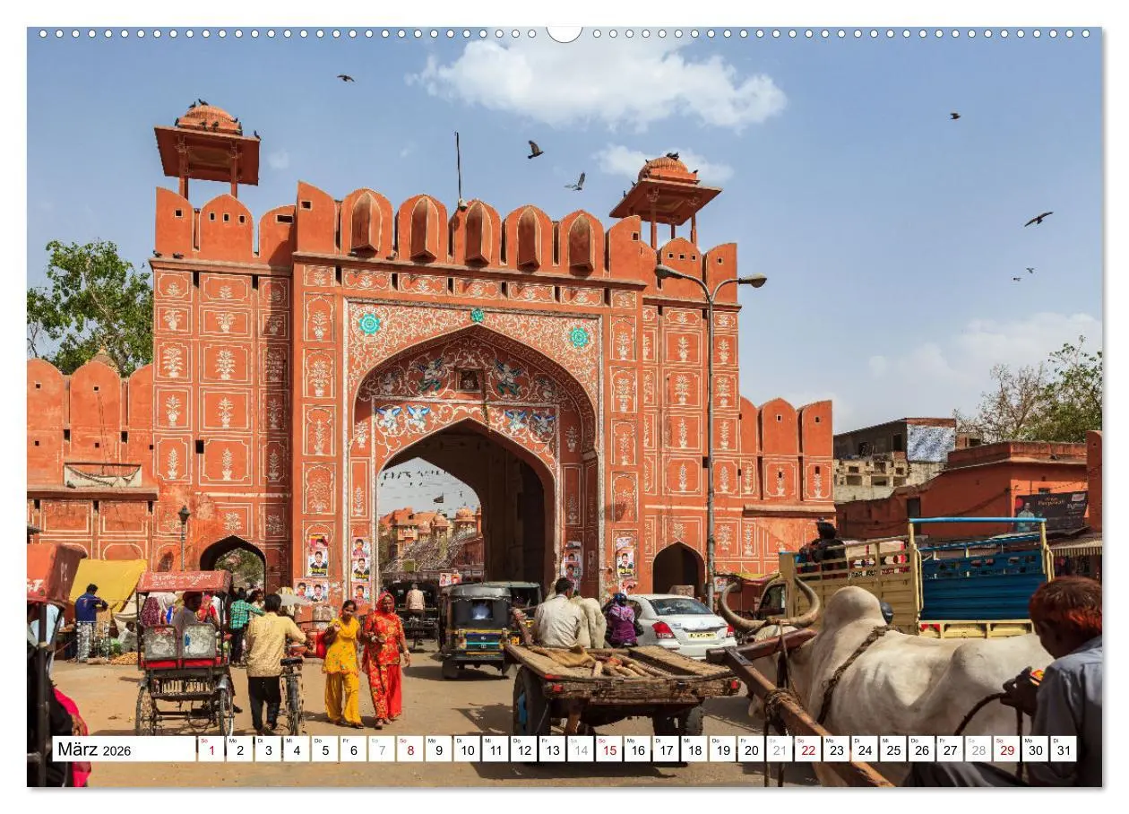 Bild: 9783457633151 | Faszination Indien (Wandkalender 2026 DIN A2 quer), CALVENDO...