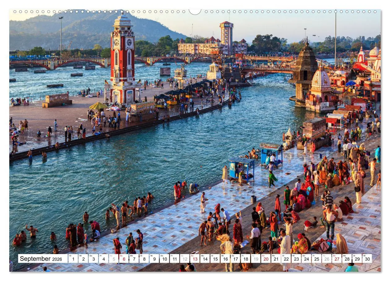 Bild: 9783457633151 | Faszination Indien (Wandkalender 2026 DIN A2 quer), CALVENDO...