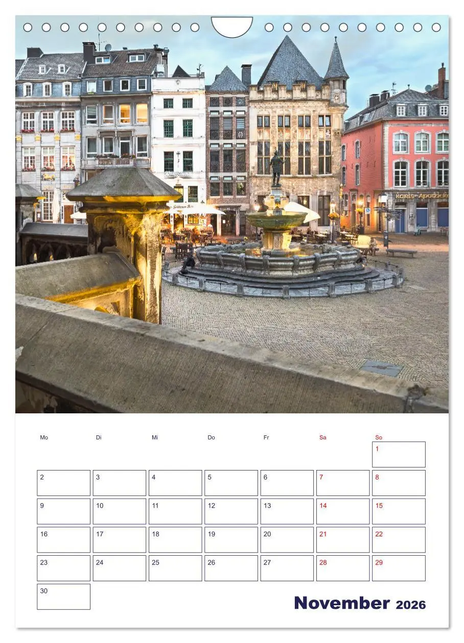 Bild: 9783516343151 | Zauberhaftes Aachen (Wandkalender 2026 DIN A4 hoch), CALVENDO...