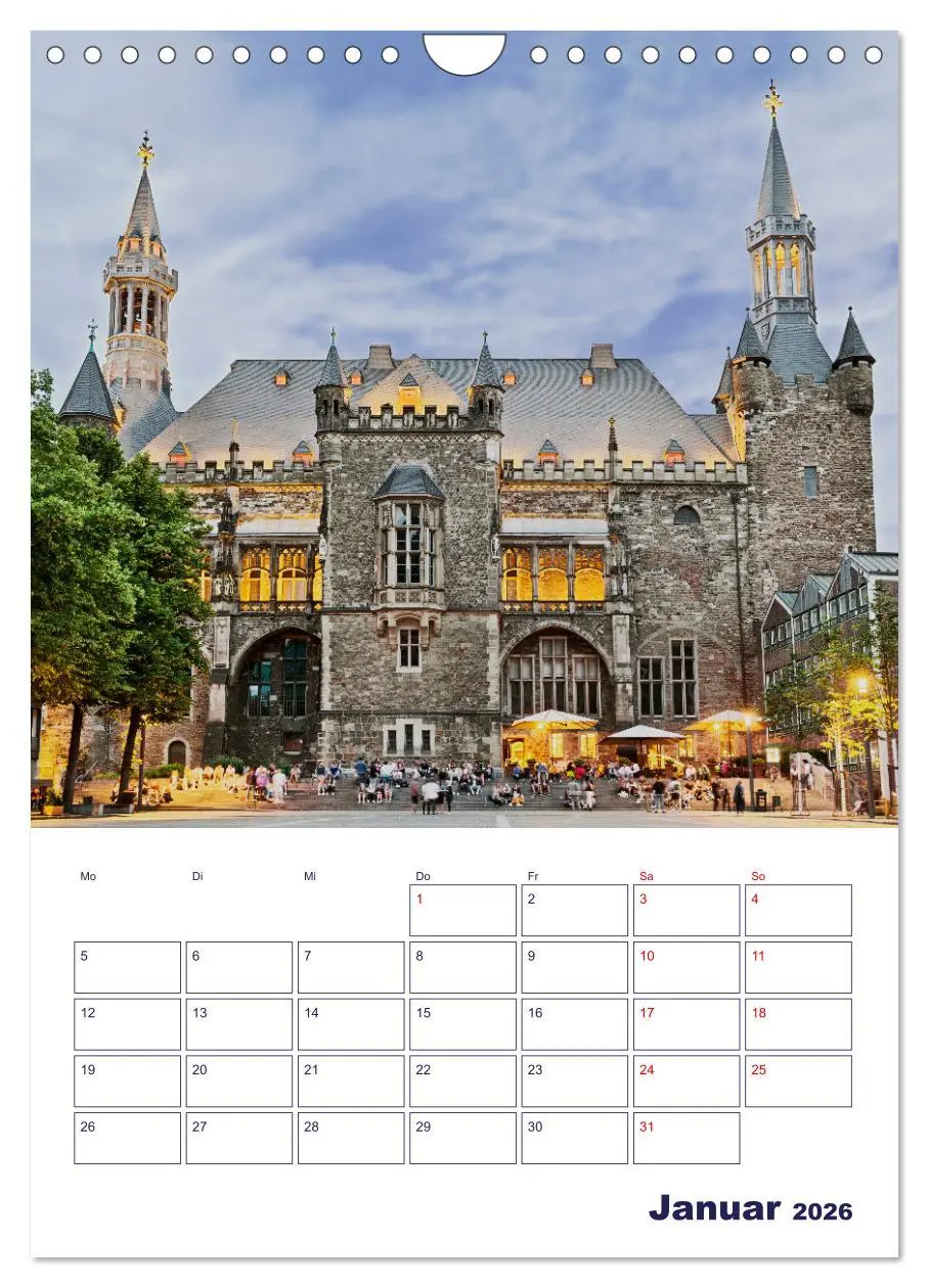 Bild: 9783516343151 | Zauberhaftes Aachen (Wandkalender 2026 DIN A4 hoch), CALVENDO...