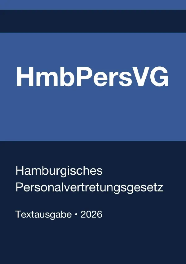 Cover: 9783565163151 | HmbPersVG - Hamburgisches Personalvertretungsgesetz 2026 | Deutschland