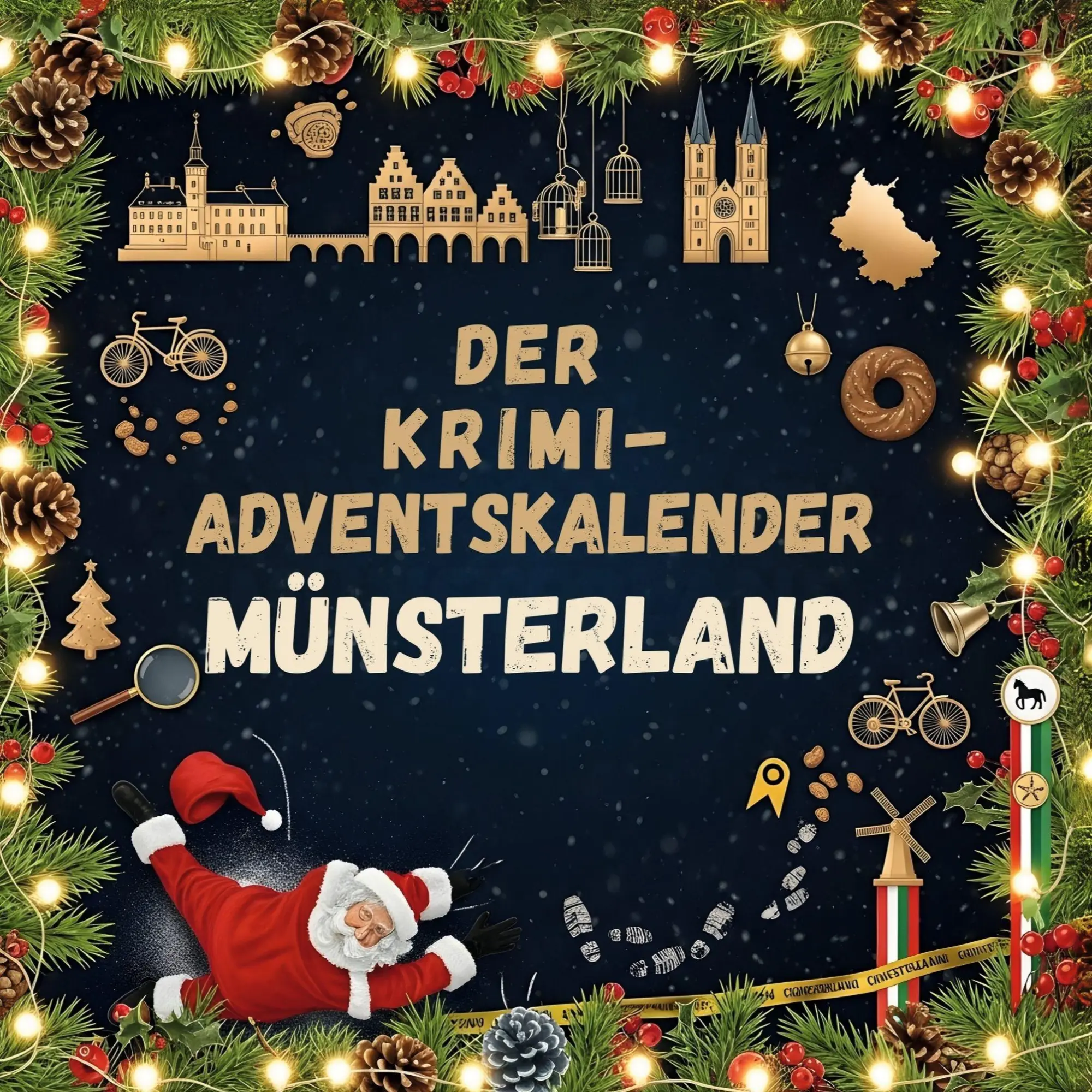 Cover: 9783695303151 | Der Krimi-Adventskalender Münsterland | Mordsverdächtig in 24 Akten