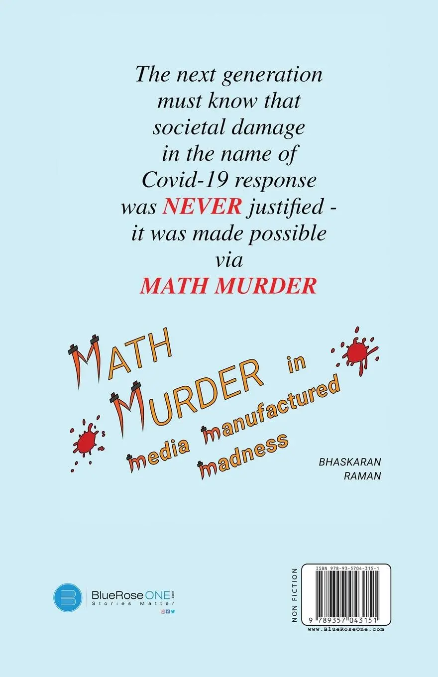 Rückseite: 9789357043151 | Math Murder in Media Manufactured Madness | Raman Bhaskaran | Buch
