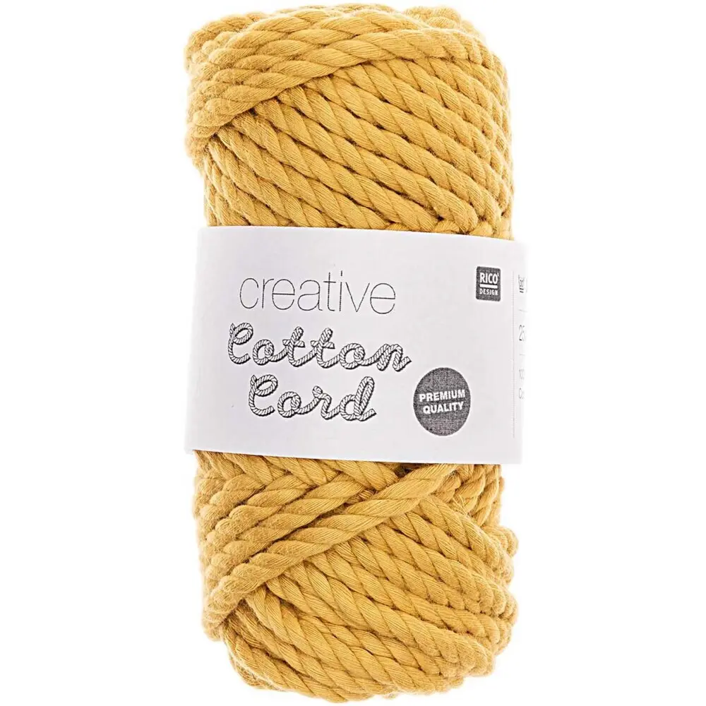 Makrameegarn Creative Cotton Cord Senf