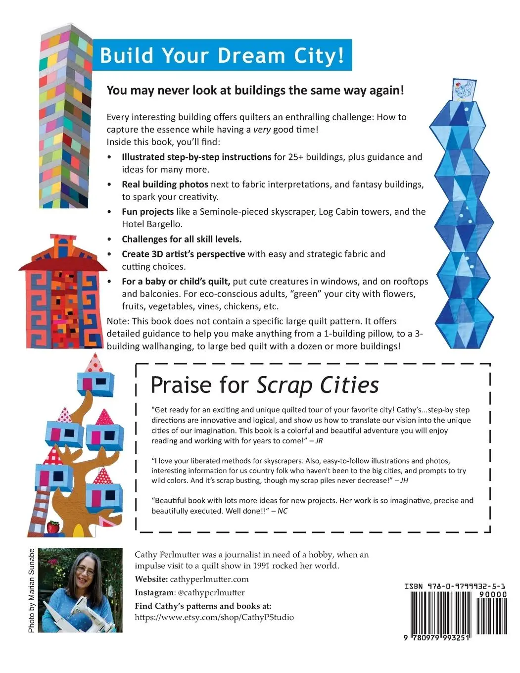 Rückseite: 9780979993251 | Scrap Cities | Joyful Modern Architecture-Inspired Quilts | Perlmutter