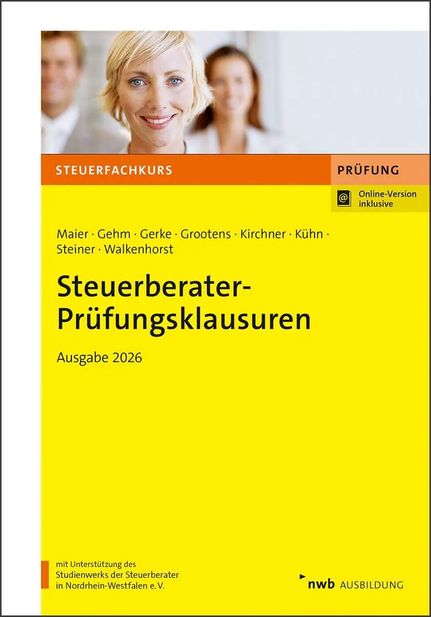 Cover: 9783482683251 | Steuerberater-Prüfungsklausuren | Ausgabe 2026 | Hartwig Maier (u. a.)