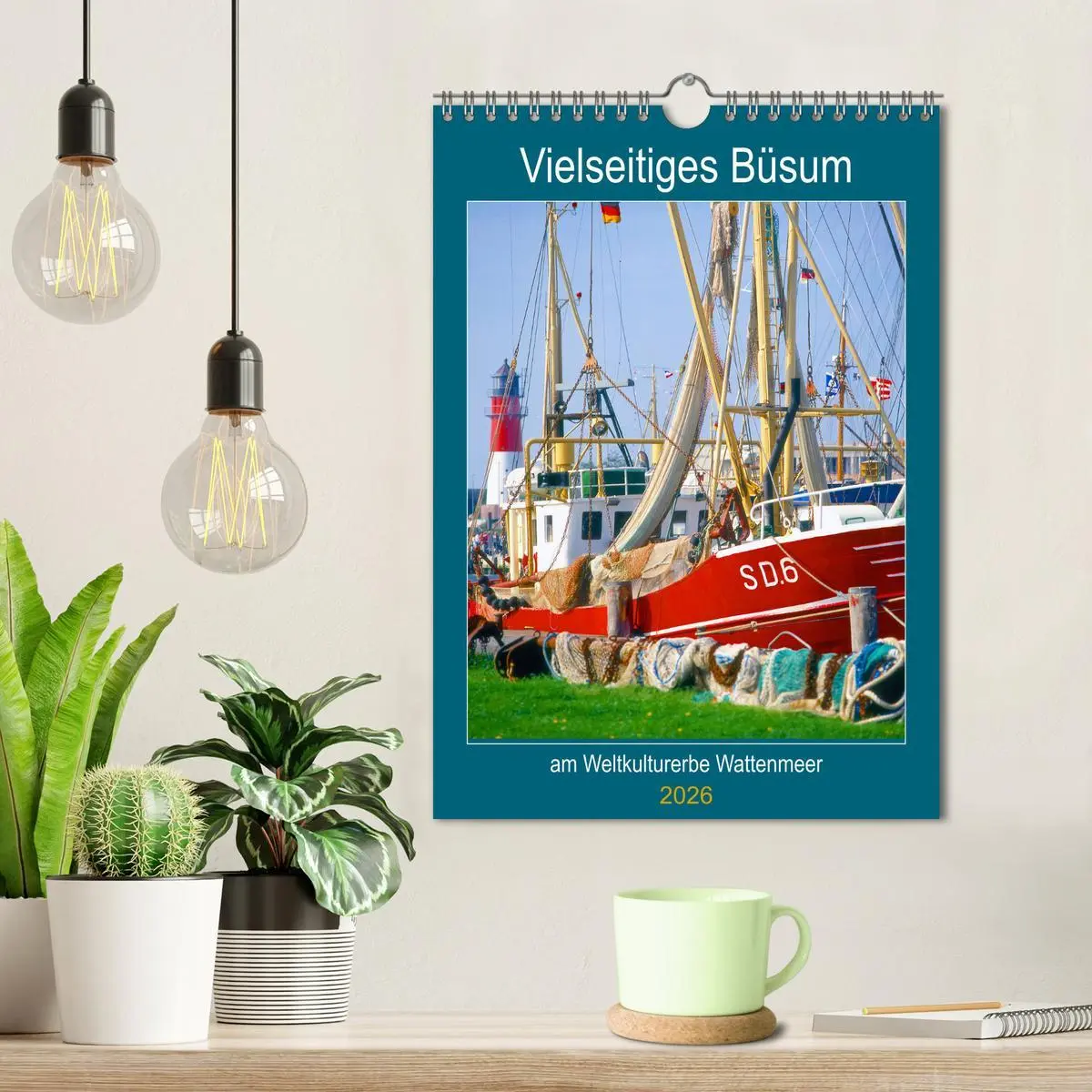 Bild: 9783516403251 | Vielseitiges Büsum (Wandkalender 2026 DIN A4 hoch), CALVENDO...