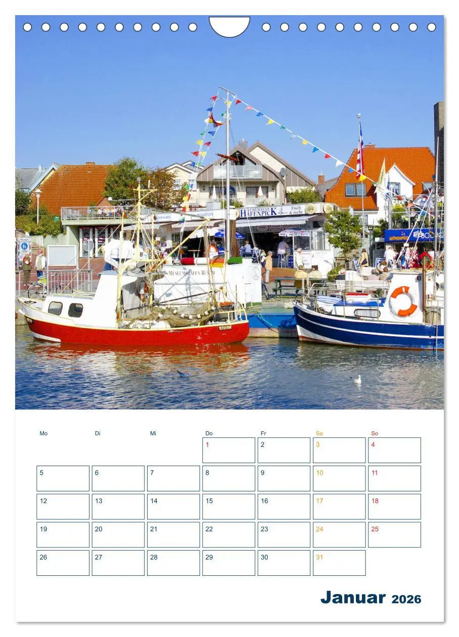 Bild: 9783516403251 | Vielseitiges Büsum (Wandkalender 2026 DIN A4 hoch), CALVENDO...