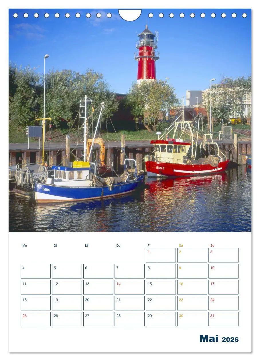 Bild: 9783516403251 | Vielseitiges Büsum (Wandkalender 2026 DIN A4 hoch), CALVENDO...