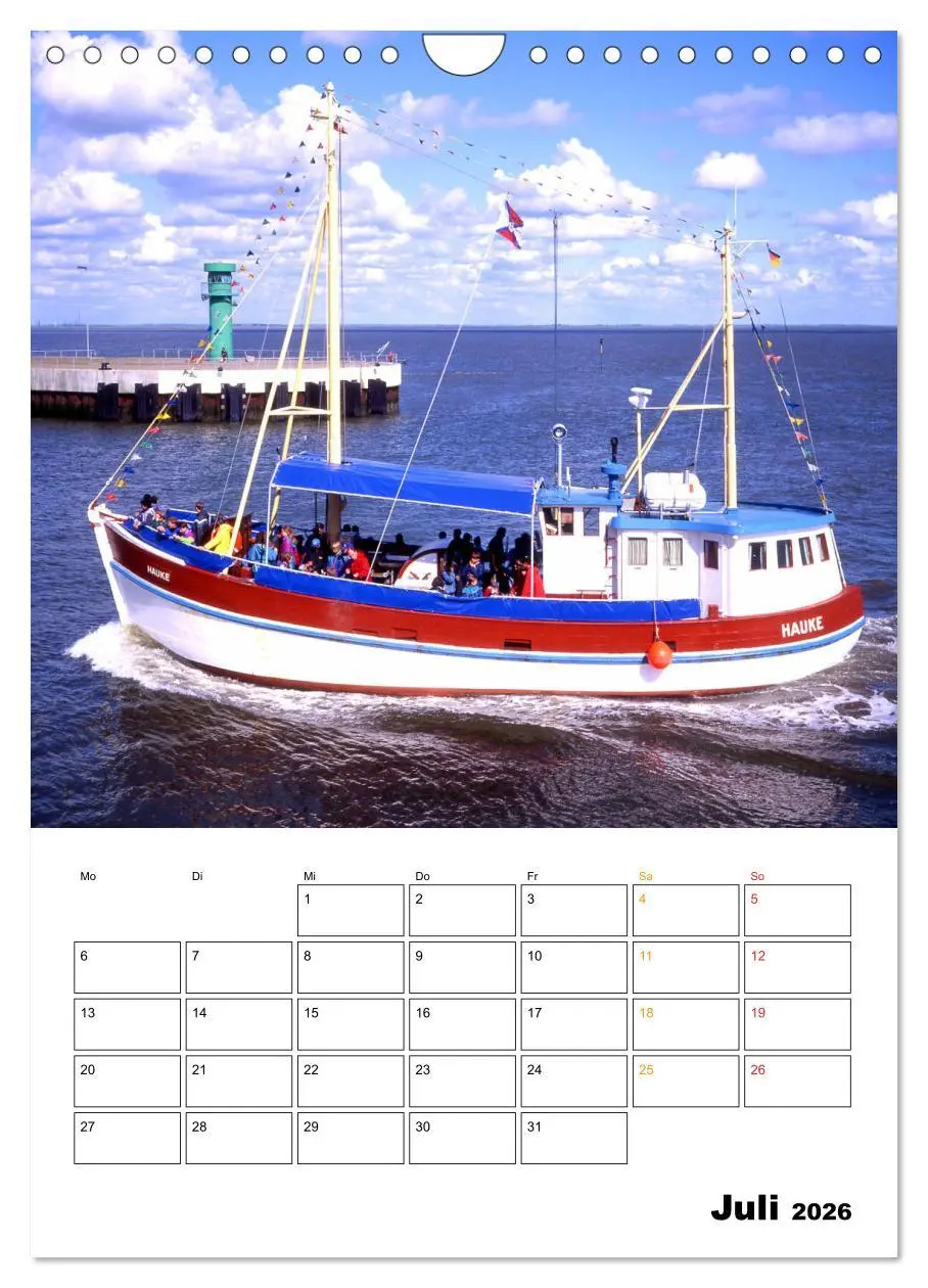 Bild: 9783516403251 | Vielseitiges Büsum (Wandkalender 2026 DIN A4 hoch), CALVENDO...