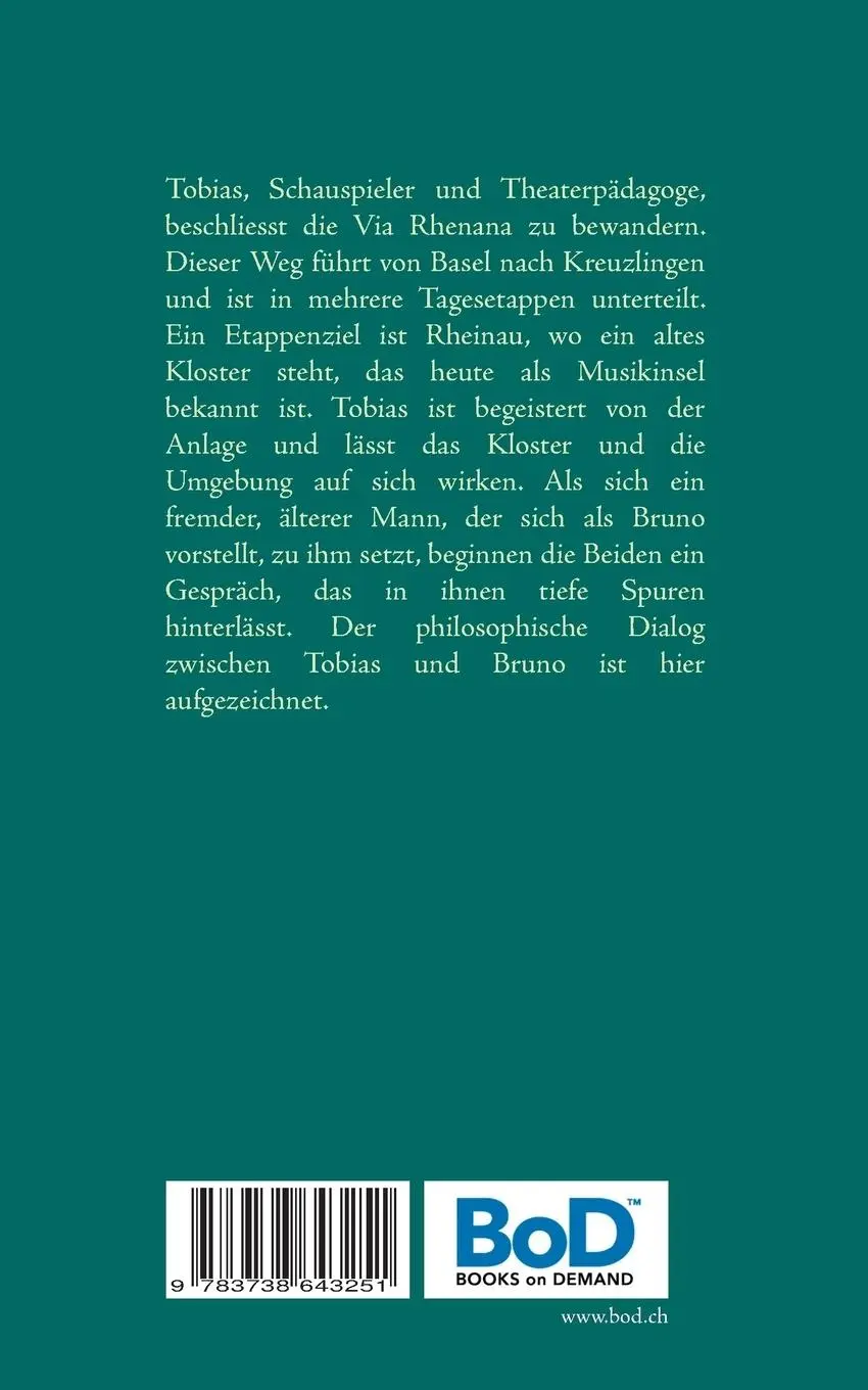 Rückseite: 9783738643251 | Klanginsel | Eine Begegnung am Rhein | Thomas Aebischer | Taschenbuch