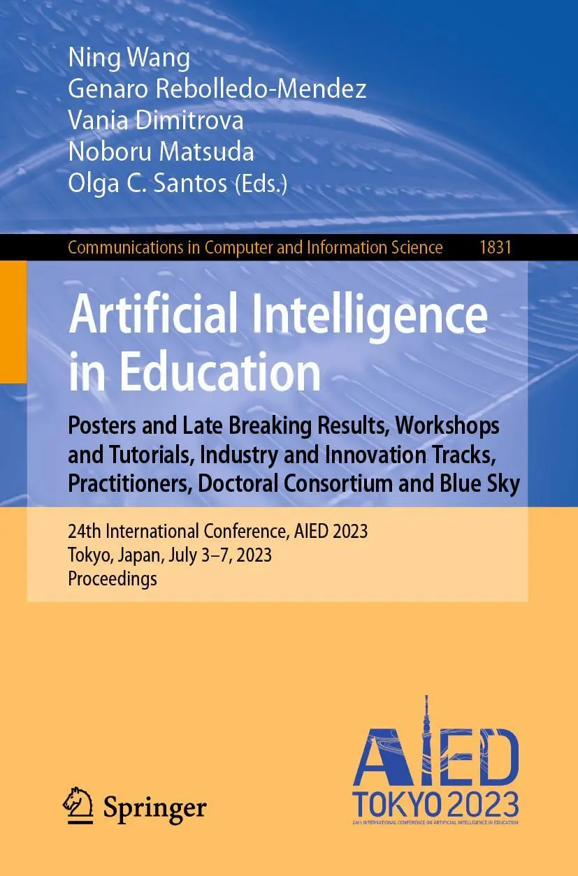 Cover: 9783031363351 | Artificial Intelligence in Education. Posters and Late Breaking...