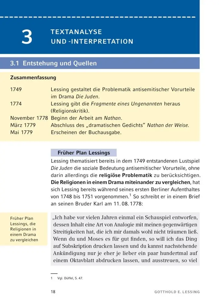 Bild: 9783129303351 | Nathan der Weise von Gotthold Ephraim Lessing | Lessing | Taschenbuch