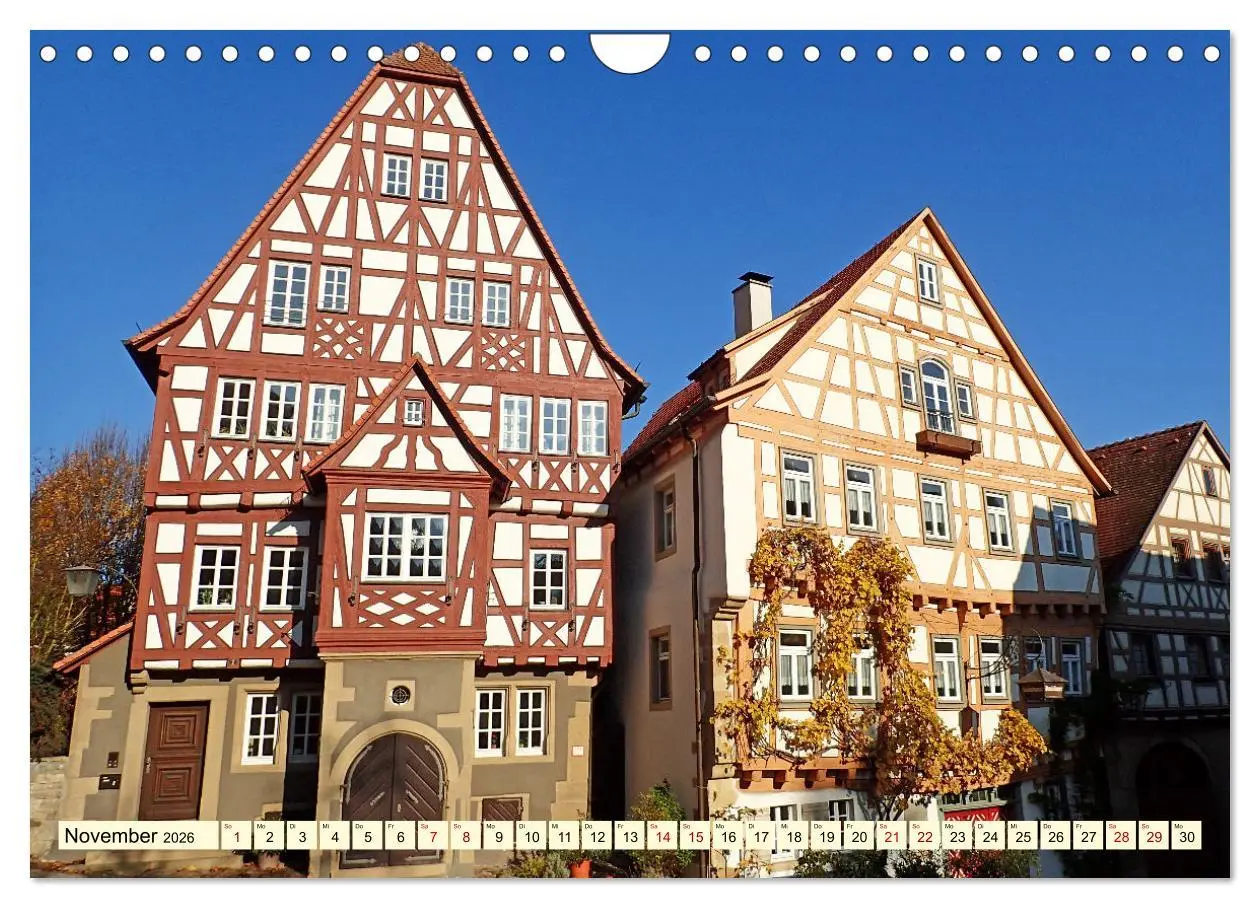 Bild: 9783457543351 | Unterwegs in Bad Wimpfen (Wandkalender 2026 DIN A4 quer), CALVENDO...